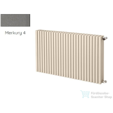 Radeco TORGET H4 600x1398 design radiátor,MERKURY 4 (metál szürke) színben fűtőtest, radiátor