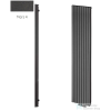 Radeco TORGET PLUS 3 1200x334 design radiátor, MARS 4 (metál antracit) színben