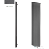 Radeco TORGET PLUS 3 1200x334 design radiátor, MERKURY 5 (metál sötétszürke) színben