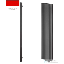 Radeco TORGET PLUS 3 1200x334 design radiátor, WENUS 7 (piros) színben fűtőtest, radiátor