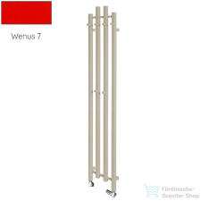 Radeco TUBO 1K KOLOR 1620x285 design radiátor, WENUS 7 (piros) színben fűtőtest, radiátor