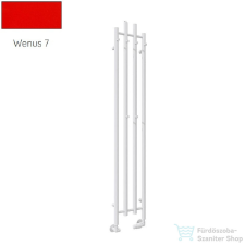 Radeco TUBO 4 KOLOR 1200x460 design radiátor, WENUS 7 (piros) színben fűtőtest, radiátor