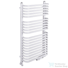 Radeco UGO A4-400/U 1060x435 törölközőszárítós radiátor fényes fehér színben fűtőtest, radiátor