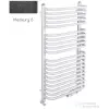 Radeco UGO A5-600/U 1250x635 törölközőszárítós radiátor MERKURY 6 (metál fekete) színben