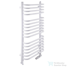 Radeco UMBERTO AD1-400/UE 480x450 törölközőszárítós radiátor fényes fehér színben fűtőtest, radiátor