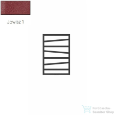Radeco VIBO 1 821x550 design radiátor,JOWISZ 1 (matt bordó) színben fűtőtest, radiátor