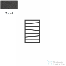 Radeco VIBO 1 821x550 design radiátor,MARS 4 (metál antracit) színben fűtőtest, radiátor