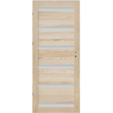 RADEX GENEWA FENYŐ BELTÉRI AJTÓ 6 ÜVEGES, 90X210CM BAL, GERÉBTOKKAL építőanyag