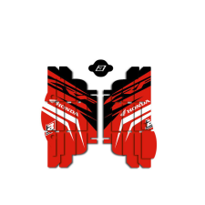  Radiátor Zsalugáter Matrica Készlet Blackbird CRF 250 2005-2009 információs címke