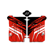  Radiátorspoiler matrica készlet Blackbird CRF 250 2014-2017 információs címke