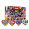 Radír, mandala, 36 db/display, Silka