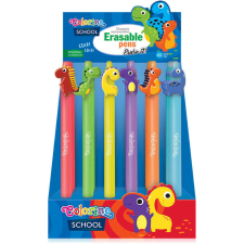 Radírozható golyóstoll, nyomógombos, Dino, Colorino School toll
