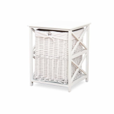 RAFAELLO Szennyestartó kosár fehér bútor