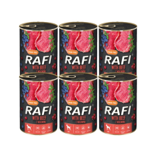 RAFI DOLINA NOTECI RAFI Beef marhahússal 6 x 400 g nedves kutyaeledel kutyaeledel