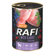 RAFI Paté Nyúllal, Kék - és Vörösáfonyával, Gabonamentes, felnőtt kutya   800 g kutyaeledel