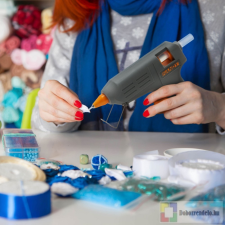  Ragasztópisztoly - 11 mm - nagy, szürke - 220 - 240V - 40 W ragasztópisztoly