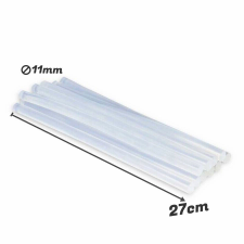  Ragasztópisztoly rúd 11mm*27cm 1kg/csomag - OKOS ÁR! dekorációs kellék