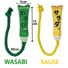  Rágható plüss kötél játék kutyáknak-Ízesítő szósz - Kicsi játék kutyáknak