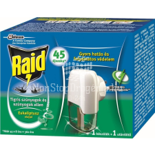 Raid Raid® Elektromos szúnyogirtó készülék Eukaliptusz illattal 45 éjszakás 1 db +27 ml tisztító- és takarítószer, higiénia