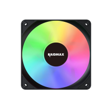 Raidmax X-AIR 120mm PWM RGB fekete ventilátor hűtés
