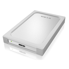 RaidSonic IcyBox IB-254U3 2,5&quot; SATA USB3.0 HDD (9,5mm) White/Silver asztali számítógép kellék