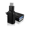 RaidSonic IcyBox IB-CB003 USB3.0 Type-C plug to USB3.0 Type-A adapter Black
