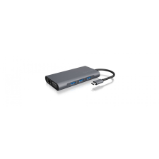 RaidSonic IcyBox IB-DK4040-CPD USB Type-C DockingStation with two video interfaces laptop kellék
