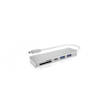 RaidSonic IcyBox IB-HUB1413-CR USB 3.0 Type-C USB hub with 3 USB ports and multi-cardreader hub és switch