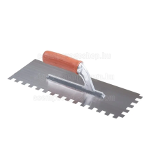 Raimondi fogazott glettvas, 36×13cm 12mm fogazás soft nyél (r184q12g) kőműves és burkoló szerszám