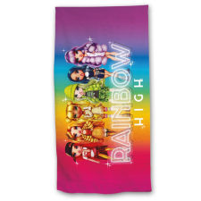 Rainbow High Team fürdőlepedő, strand törölköző 70x140cm (Fast Dry) lakástextília