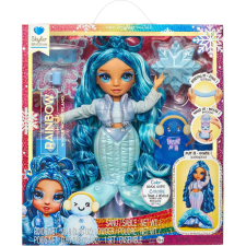 Rainbow High Winter Wonderland Bella Kék ruhás baba kiegészítőkkel baba