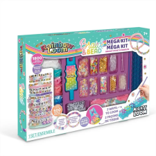  Rainbow Loom Auto Loom gumikarkötő készítő mega szett gyöngyökkel kreatív és készségfejlesztő