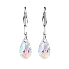 Rainbow - Swarovski kristályos fülbevaló - színjátszófehér fülbevaló
