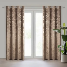  Raja bársony sötétítő függöny Barna 140x250 cm lakástextília