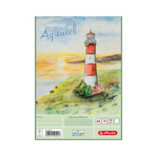 Rajztömb Herlitz famentes A/4 150g 20 lapos aquarell füzet