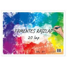 Rajztömb pd A/3 fekvő 20 lap 120 g famentes füzet