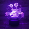  Rák 3D led lámpa
