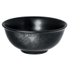 Rak Karbon porcelán kerek salátás tál, fekete, 12 cm, 27 cl, KRNNBW12