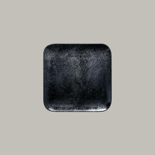 Rak Karbon porcelán szögletes tál, fekete, 22x22x1,7 cm, KRAUSP22 konyhai eszköz