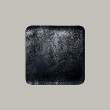 Rak Karbon porcelán szögletes tál, fekete, 27x27x1,7 cm, KRAUSP27 konyhai eszköz