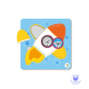  Rakéta baby puzzle 5 darabos