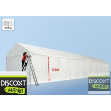 Raktársátor 4x20m professional 2,6m oldalmagassággal, 550g/m2 sátor