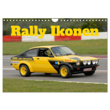  Rally Ikonen (Wandkalender 2026 DIN A4 quer), CALVENDO Monatskalender naptár, kalendárium