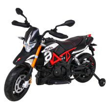 ramiz Aprilia gyermek elektromos motor - fekete színben elektromos járgány