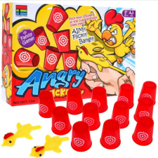 ramiz Arcade asztali játék gyerekeknek 3+ "Angry Chicken" Hit the Target társasjáték