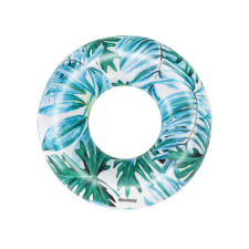 Ramiz.hu Bestway trópusi mintás fehér-kék úszógumi (119 cm) úszógumi, karúszó