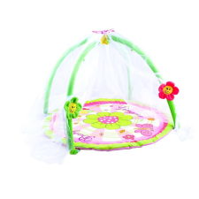 Ramiz.hu Virágos bébiszőnyeg baldahinnal játszószőnyeg