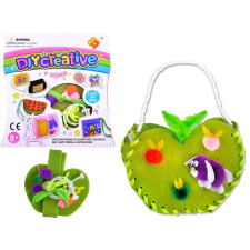 Ramiz.hu Zöld alma formájú telefontok/kistáska kézműves készlet gyermekeknek kreatív és készségfejlesztő