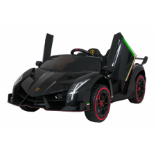ramiz Lamborghini Veneno akkumulátoros autó - Fekete elektromos járgány