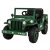 ramiz Retro Katonai Elektromos autó - Zöld